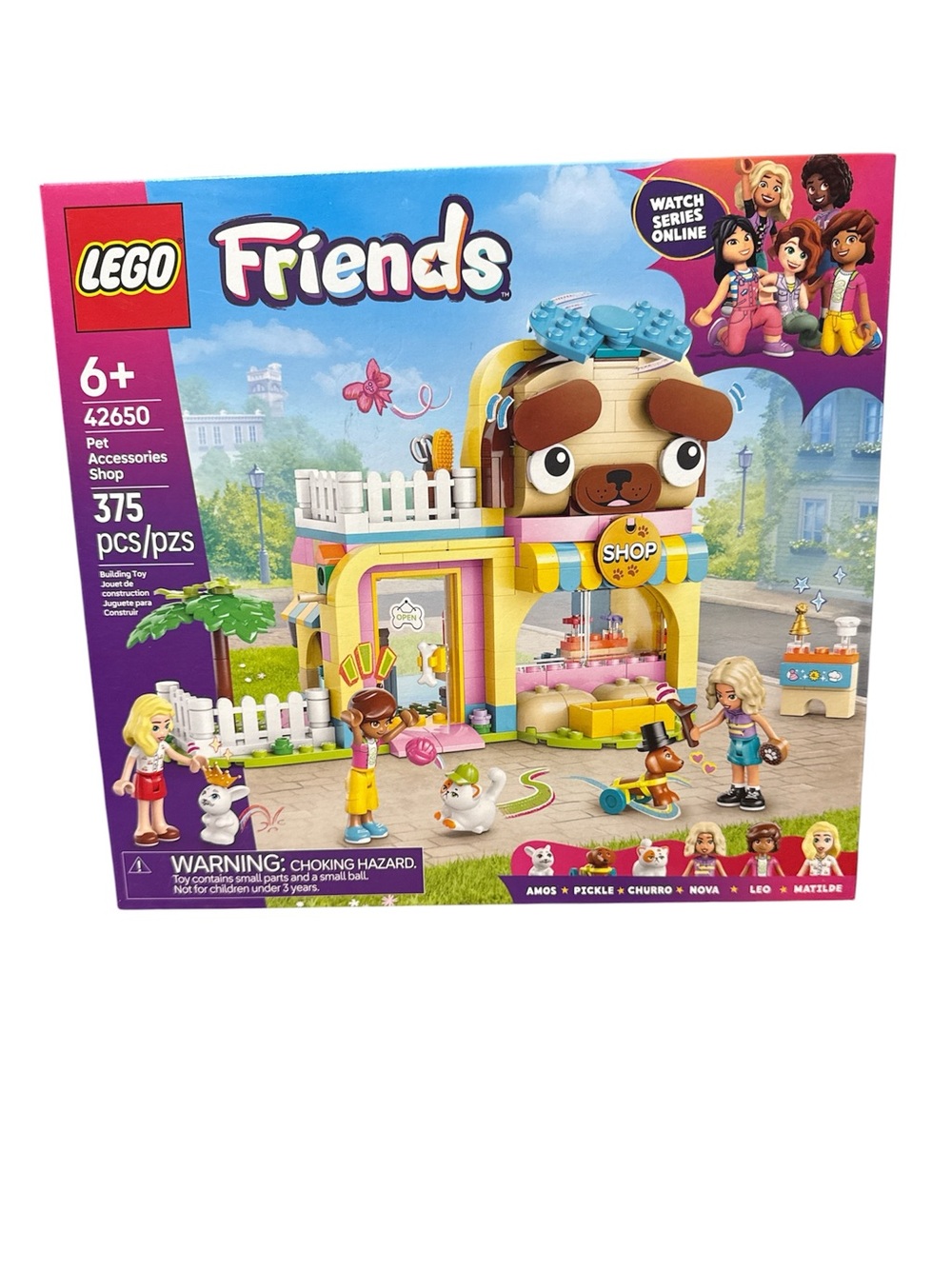 LEGO Friends Pet Accessories Shop - Pink, Yellow, Blue